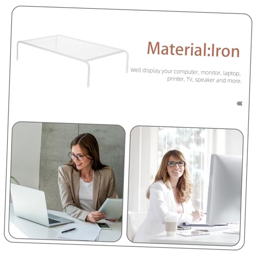 Support écran PC réhausseur contre la fatigue cervicale au bureau - 8