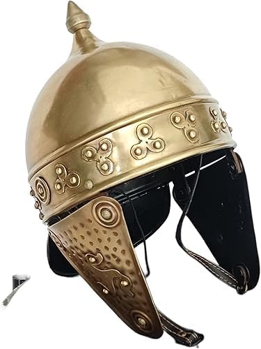 Medieval Knight Hand-Forged Celtic Viking Helmet, Metal Armor for LARP Cosplay Collection Reenactment