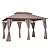 Outsunny 10' x 13' Patio Gazebo, Outdoor Gazebo Canopy Shelter with Curtains, Vented Roof, Steel Frame for Garden, Lawn, Backyard and Deck, Khaki