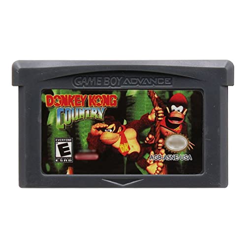 32 Bit Donkey Kong Country Gameboy Advance Game Cartridge for Gba / Gameboy Advance SP / Original Nintendo Ds and Ds Lite (Reproduction)