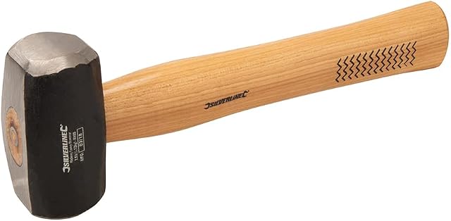Silverline HA60 Hickory Lump Hammer, Brown, 2.5lb (1.13 kg)