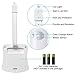 HeyMate Motion Sensor LED Bowl Light for Toilet Seat - 8-Color Changing Night Light with USB Cable Pack of 2