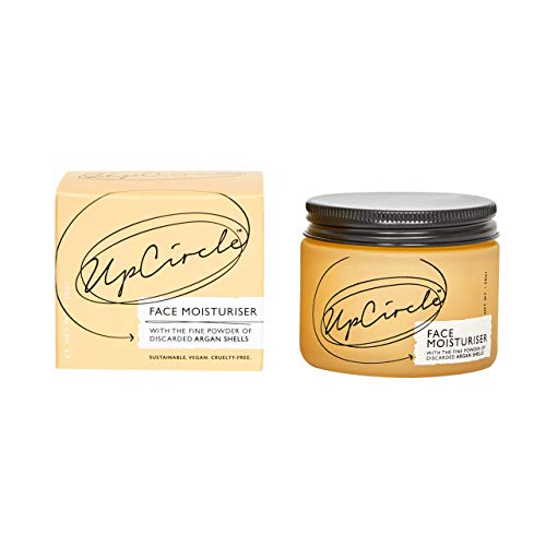 UpCircle Feuchtigkeitspflege für das Gesicht mit Arganpulver 60ml - pflegende Tagescreme - Vitamin E, Aloe Vera, Glycerin, Shea + Kokosnussbutter - natürlich, vegan + tierversuchsfrei Cover