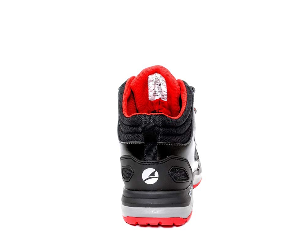 ALBATROS ULTRATRAIL BLACK MID buty ochronne czarno-czerwone rozm. 43