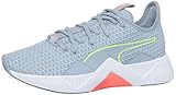 PUMA Damen Trainingsschuhe Incite FS 191763 Quarry-Yellow Alert-Pink Alert 38.5