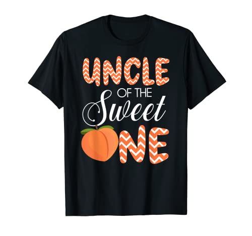 Uncle of the Sweet One Shirt 1. First Birthday Peach Men T-Shirt