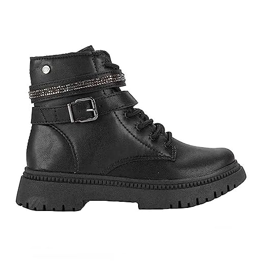 Bota Coturno Infantil Dakota Pink Cats Tratorada Casual Cor:Preto;Tamanho:30;Gêneros:Feminino