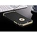 Tverghvad for iPhone 7 Plus Case, Ultra Slim Flexible Matte Case, Elegant 3 in 1 Electroplated Luxury Phone Case Compatible for iPhone 7 Plus (Black)