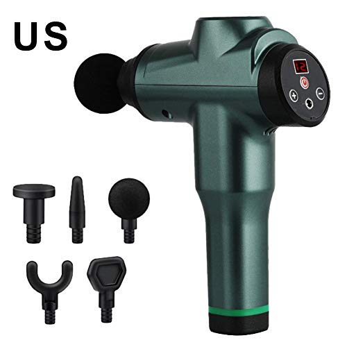 Preisvergleich Produktbild achievr Massagepistole Muskelmassagegerät Deep Tissue Percussion Tragbares tragbares elektrisches Körpermassagegerät Sportbohrmaschine Super Quiet Brushless Motor Cordless