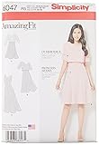 Simplicity 8047 Women's Casual Cocktail Dress Sewing Pattern, Sizes 14-22