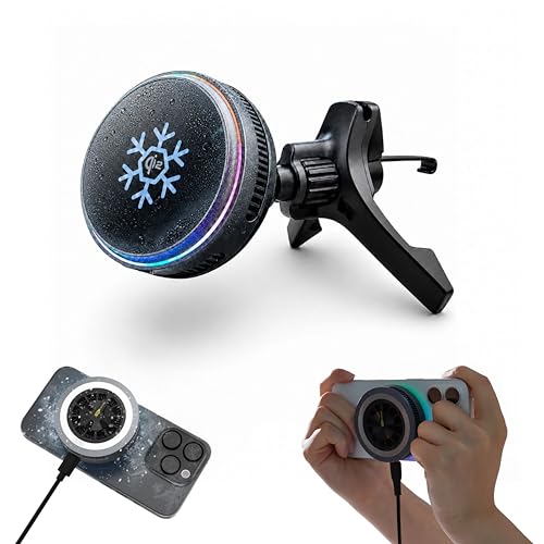Ventaron Qi2 15W Detachable Magnetic Wireless Car Charger, Peltier Cooling
