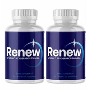 Renew- Metabolic Regeneration Formula – All Natural Formula/Weight Loss Support – 120 Capsules / 2 Monthly Supply – FItness Hero Supplements