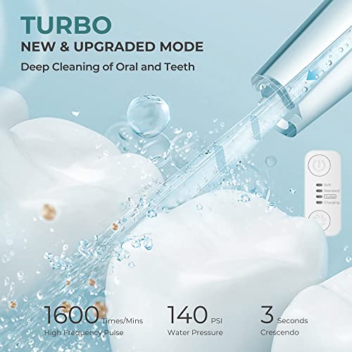 Cordless Water Flosser, Ipx7 Water Picks For Teeth Cleaning, Oral Irrigator, Gums And Brace, Portable And Type C Rechargeable Water Flossers For Teeth For Travel, Home #TOP2
