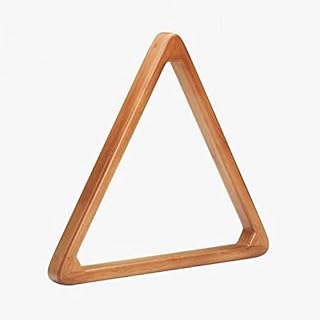 Pro Series Heavy Duty Billiards 8 Ball Wooden Pool Balls Rack Triangle Holder - Oak