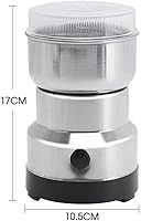 Vista 6 de Molinillo eléctrico de grano de 110 V 220 W, molinillo de hierbas de especias de alta velocidad para molienda de especias de grano de café de nuez