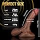 ChicLSQ 2 Größen(S,M) Realistischer Dildo mit Starkem Saugnapf, Weichen Silikon Dildos Echten Venen und Prallen Hoden Sex spielzeug für Frauen Männer Penis Schwanz Nachbildung Gefühls Echt(M)