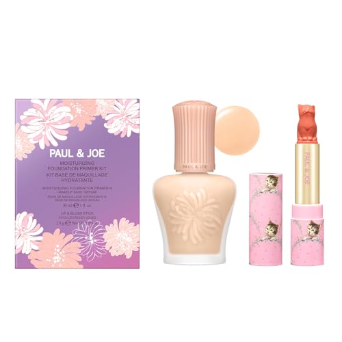 PAUL & JOE Kit Base de Maquillage Hydratante 01 (Avec Stick Lèvres & Joues)