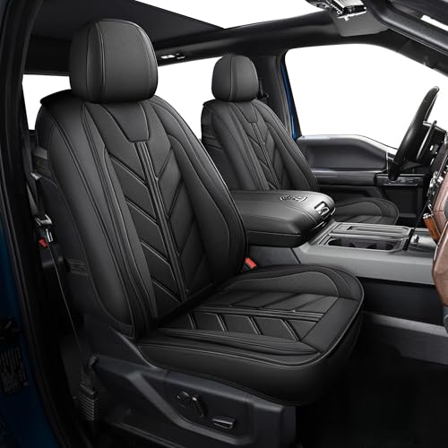 BALLIOL Custom Fit RAM 1500 Seat Covers Premium Lychee Faux Leather for 2009-2024 RAM 1500 2500 3500 Crew Cab Semi-Enclosed Waterproof Protectors for Flat or Recessed Rear Bench Airbag Compatible