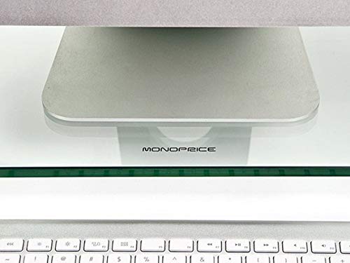 Monoprice Multimedia Desktop Stand 22" x 9.5" - Monitor Riser, Laptop Stand, Desktop TV Stand, PC Riser w/Height Adjustable Legs - Image 5