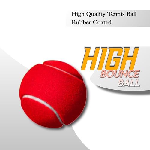 Image of RKR Wooden Popular Willow Kids Cricket Bat Size 6 with 1 Tennis Ball for 11-15 Year Kids Combo Pack