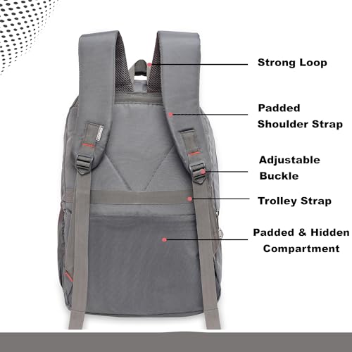 Image of FIREHORSE Ajax Anti theft bag | Durable Laptop Backpack for Men & Women - Water-Resistant Travel Backpack | Padded Compartments for Work, School & College | 45L