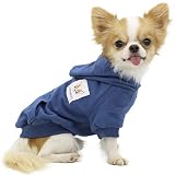 LOPHIPETS Dog Cotton Hoodies Sweatshirts for Small Dogs Chihuahua Puppy Clothes Cold Weather Coat-Na