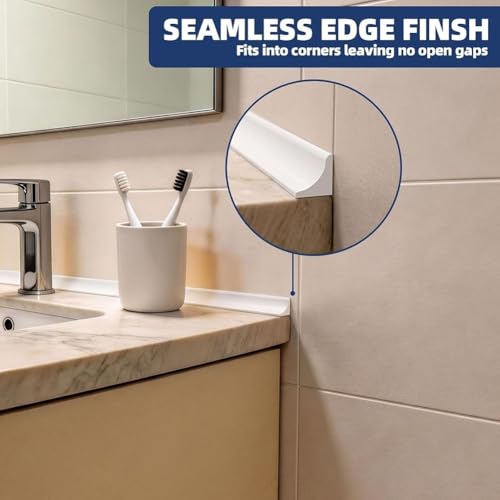 Moldura de esquina de pared autoadhesiva para proteger y decorar el hogar 8