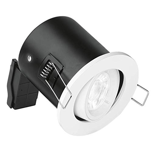 Enlite (Aurora) GU10 Fire Rated Adjustable Downlight - White (Pack of 10)