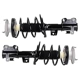 TRQ Front Driver and Passenger Side Strut and Spring Assembly Set Loaded Compatible with 1319 Cadillac ATS All...