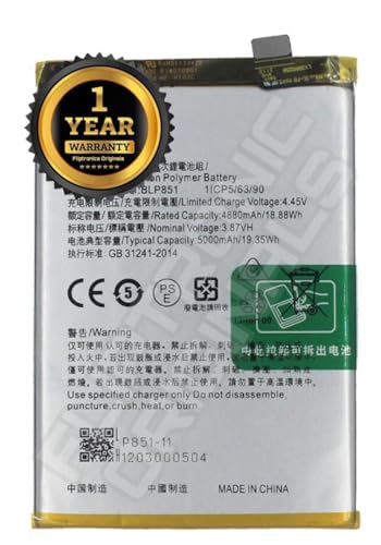 Image of BLP851 Battery for Oppo A74 /A54 5G Battery with 1 Year Warranty**** (U160)