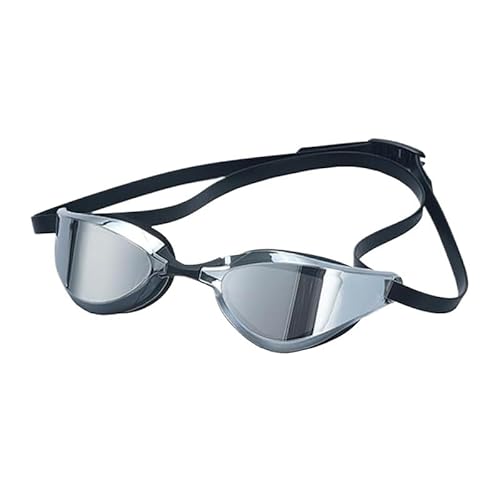 [RTFJVXVZ] Adjustable Waterproof Swimming Goggles Silicone Adult Electroplating Swim Glasses