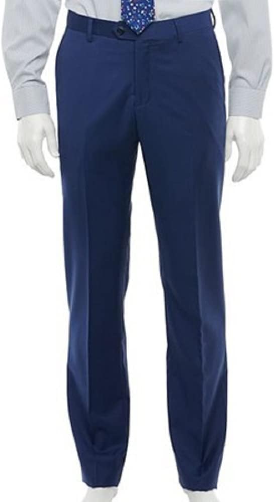 Palm Beach Men's Cole Flat Front Suit Separate Pants
