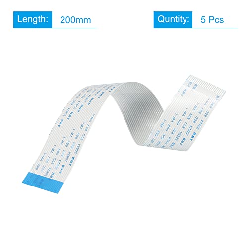 Cable flexible plano 22 pines 1.0mm 200mm Pack x5 miniatura 2