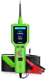 TopDiag P100 Pro Power Circuit Probe Kit, 9v-30v Automotive Circuit Tester 12V 24V AC DC Digital Voltage Tester, Multimeter Short Finder with Oscilloscope Component for Cars Truck