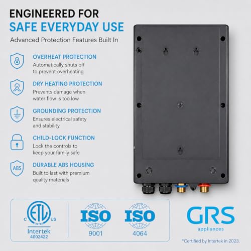 GRS Tankless Water Heater Electric with Digital Display 18KW 240V by GRS - Used condition - Image 3