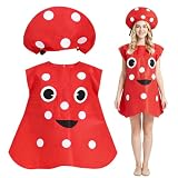 JynxtoyZeal Divertido Traje De Cosplay, Disfraz de Verduras de Setas para adultos, Disfraz de Verduras Divertida de Carnaval para Pascua, fiestas temáticas, juegos de rol