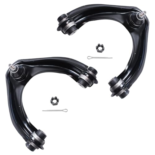 Image of Detroit Axle - 9pc Front End Suspension Kit Rack & Pinion for 1996 1997 1998 1999 2000 Honda Civic, Rack and Pinion Upper Control Arms Lower Ball Joints Sway Bars Outer Tie Rods Replacement