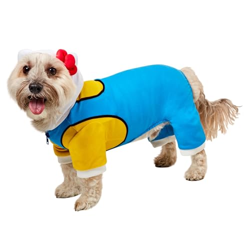 Rubie's Hello Kitty Plush Hooded Costume Jumpsuit for Pets, As Shown, Medium