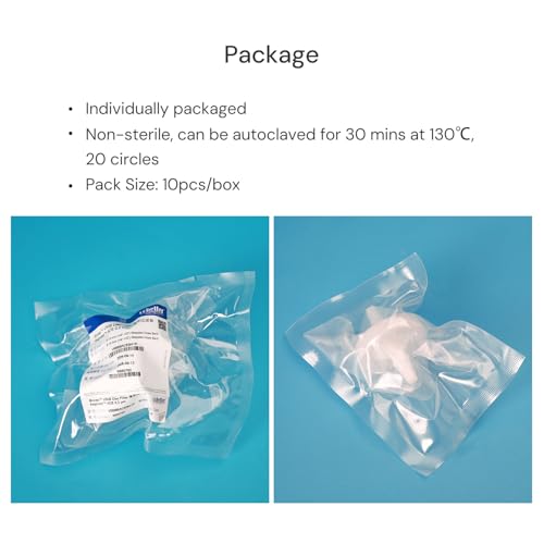 Image of PTFE Venting Filter Disc, 50mm 0.2μm, 0.30MPa Max. Pressure@25℃, 10 Pack | Hydrophobic PTFE Vent Filters, Non-sterile (Autoclavable), 1 /4 inch-1 /2 inch Stepped HB, EFA: 20 cm, Individually Packed