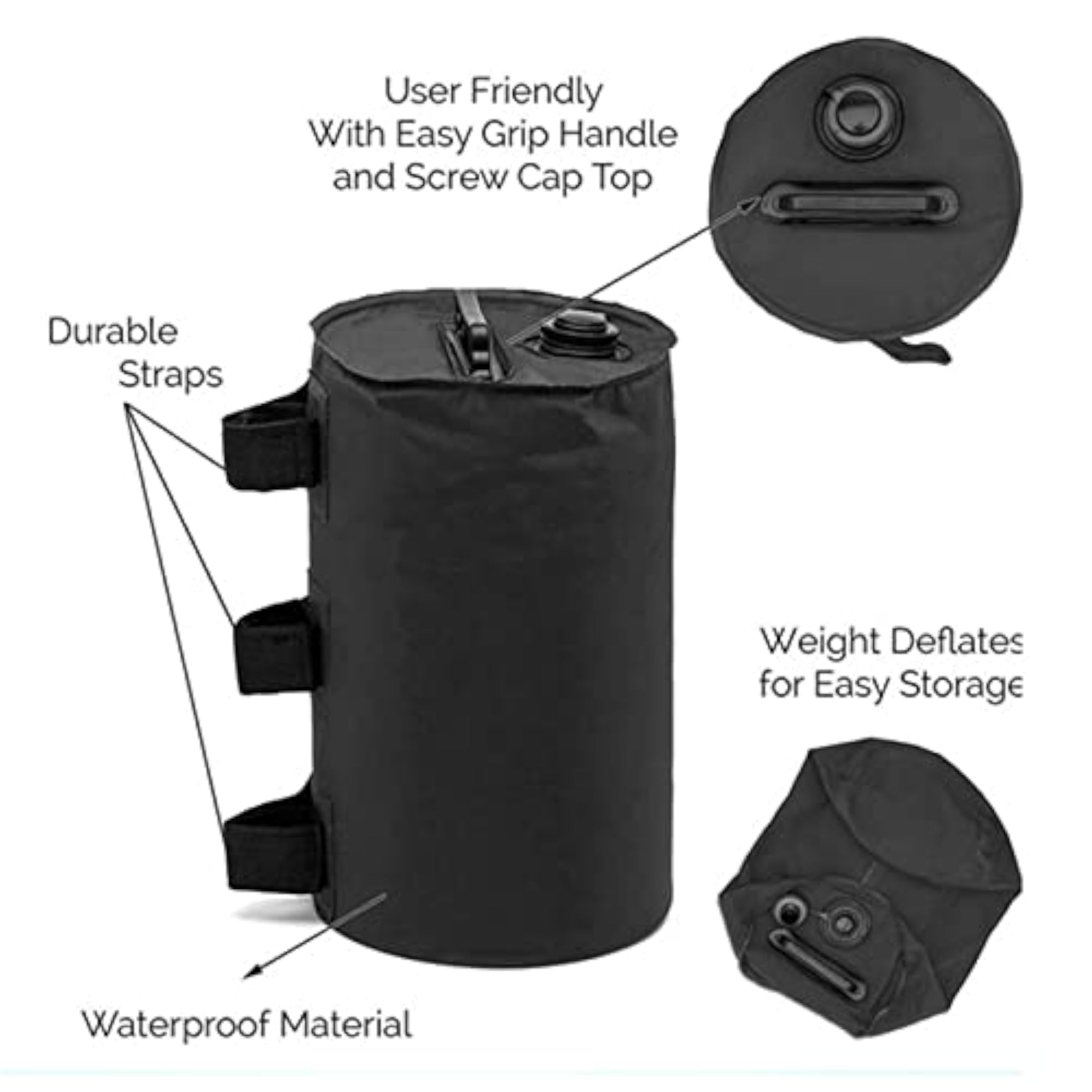 Canopy Weight Bag 20L PVC Tent Weight Water Bag