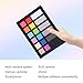 Colour Correction Card, 18 Color Calibration and Video Chip Chart, White Balance and Color Calibration Charts with Storage Bag for Digital Photography