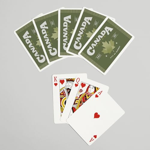 Baraja Póker Quebec Canada Pride 52 Cartas Tamaño Poker miniatura 7