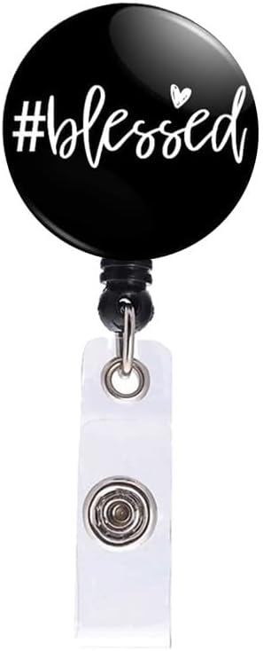 Miniatura 2 de Carrete retráctil con clip giratorio de cocodrilo, divertido soporte para credencial de enfermera, lindo carrete de insignia de enfermería para RN