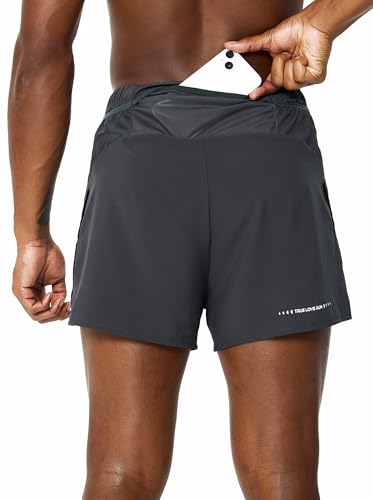 Men's Ultra Lightweight 3" Running Shorts Lined Marathon Trail Athletic Shorts4