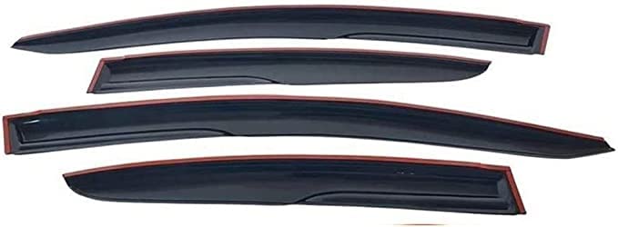 4 Piezas para Citroen BERLINGO 2008-2018 Lado De Automóviles Windows Deflectores De Viento Parabrisas Tinte Viseras Solares Deflectores Aire