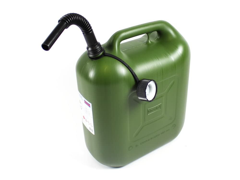 3er Set Benzinkanister 20L Kraftstoff Kanister UN-Zulassung Diesel Benzin E85 Sprit inklusive Ausgießer