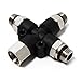 Produktbild Wiltec Airbrush Verteiler Adapter 1 x 9,51 mm (1/8") IG 3 x 9,51 mm (1/8") AG