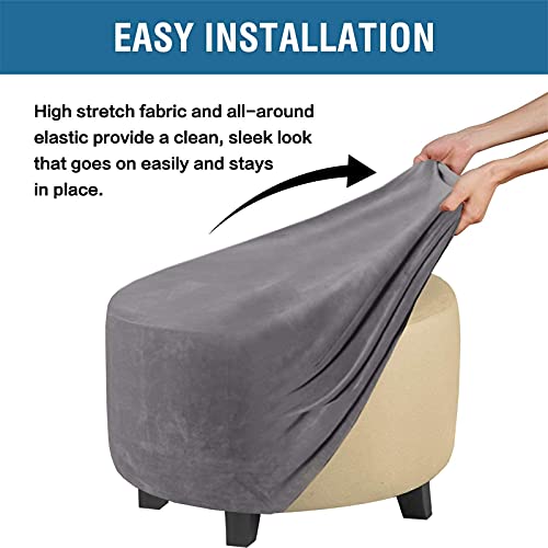 BXFUL Copri Pouf Elasticizzato Copertura