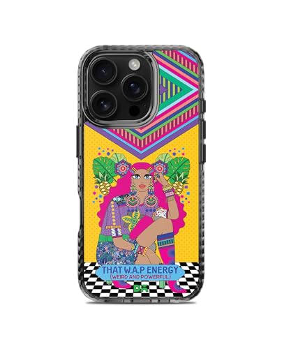 Image of DailyObjects Case for iPhone 16 Pro Max Compatible with Mag-Safe Wireless Charging, Stride 2.0 Weird & Powerful Slim Shockproof Back Cover with Inner Magnetic Ring