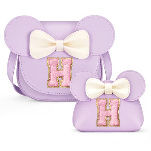 Image of Toddler Purse Gifts for Girls, Little Girl Purse Kids Wallet Crossbody Bag, Birthday Gifts for 3 4 5 6 7 8 Year Old Girl (H, Purple)